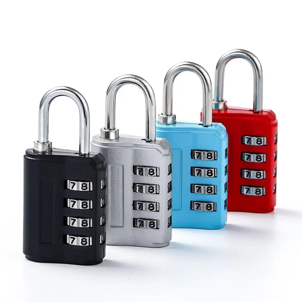 2 Pcs 4 Digit Combination Padlock