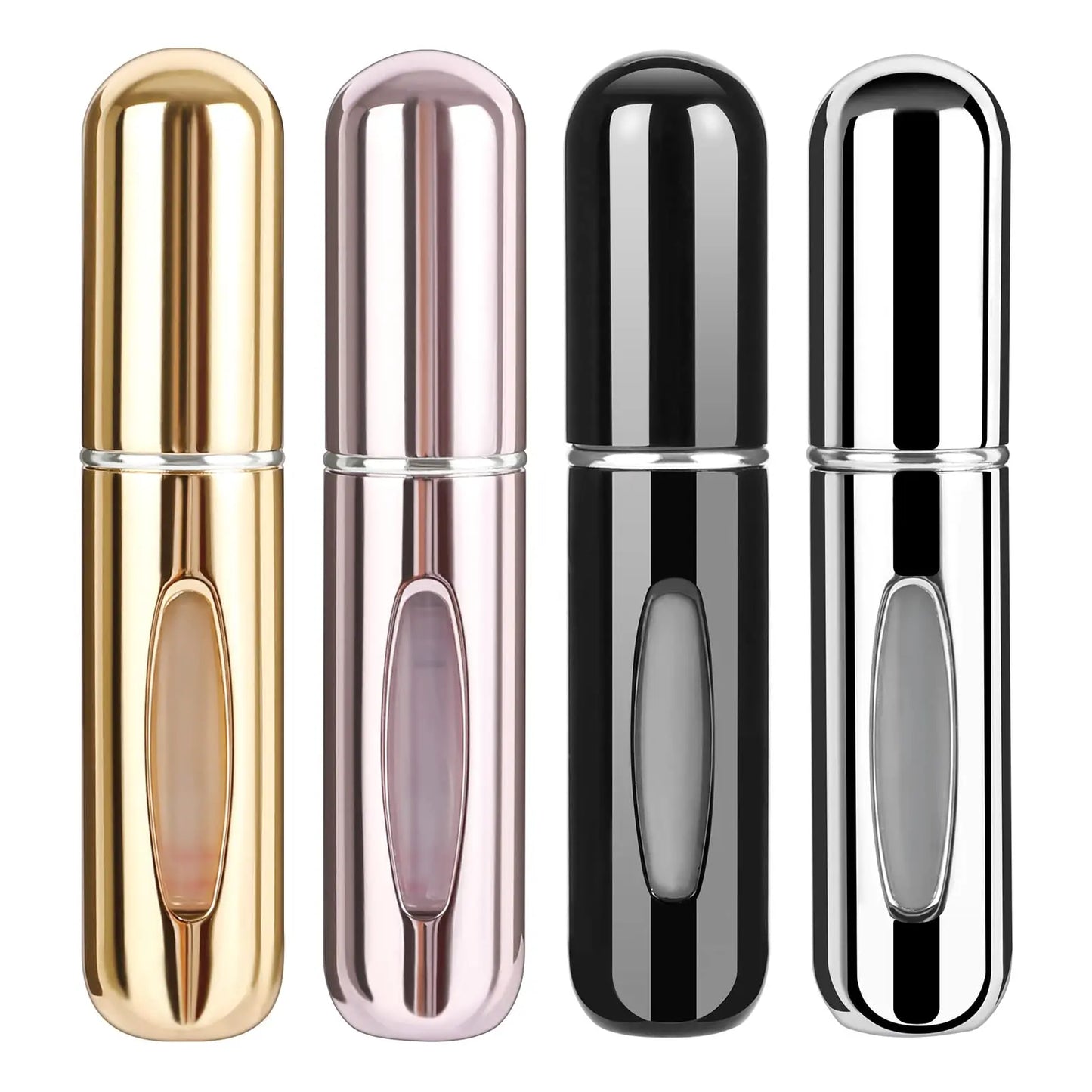 4Pc Multi Colour Perfume Travel Bottle