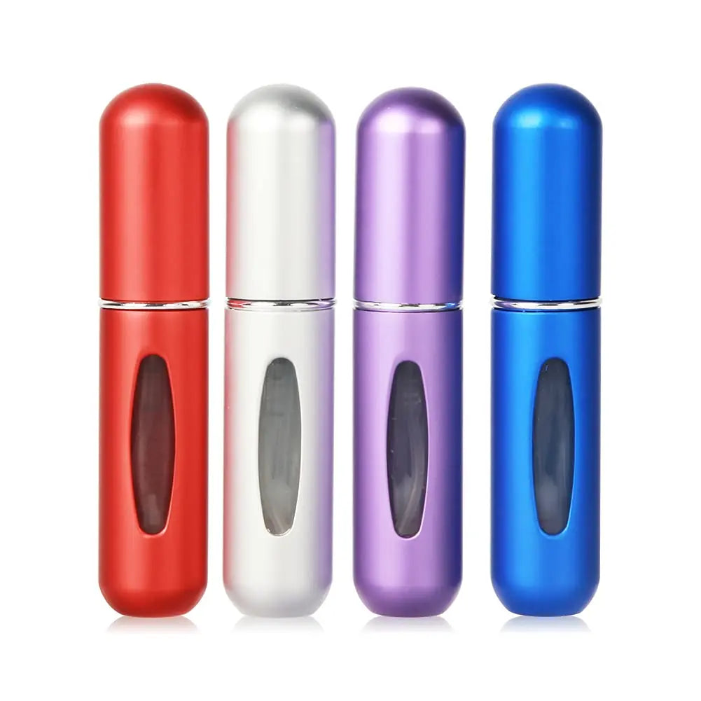 4Pc Multi Colour Perfume Travel Bottle