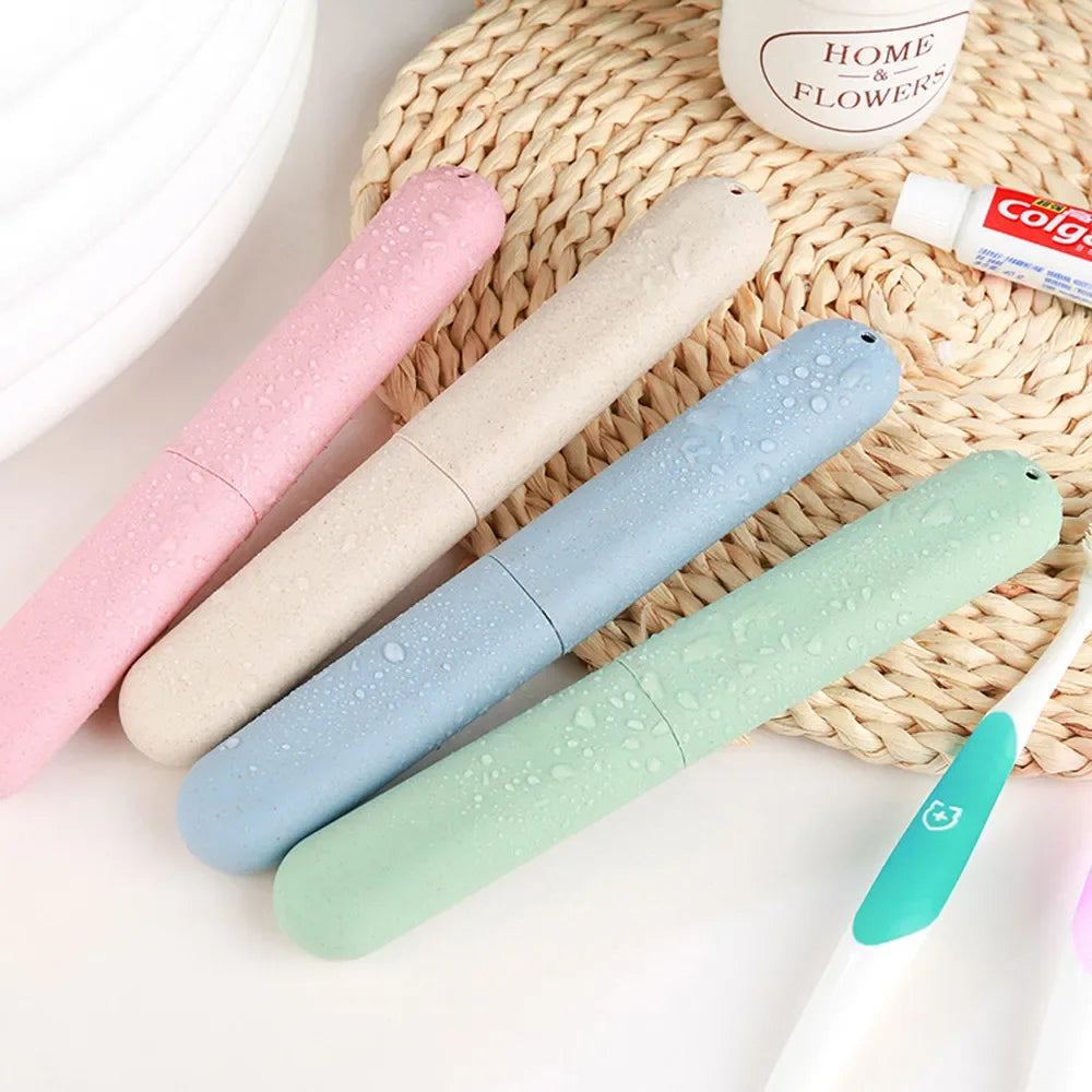 2Pcs Portable Toothbrush Case