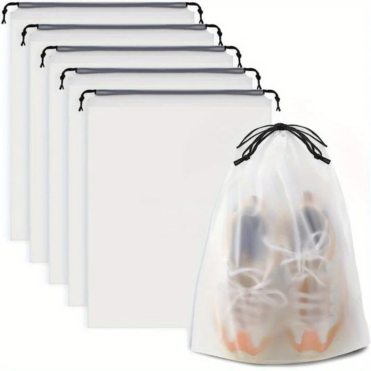 Clear Travel Drawstring Bag